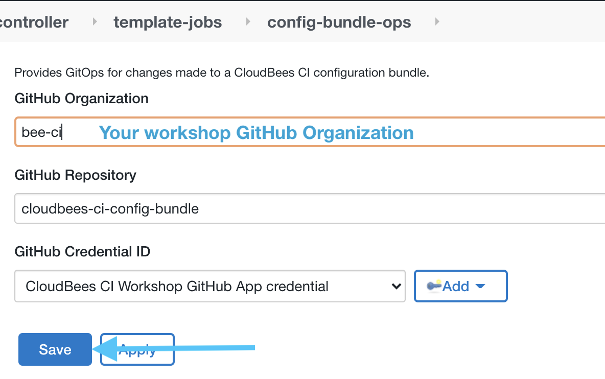 Config Bundle Template Parameters