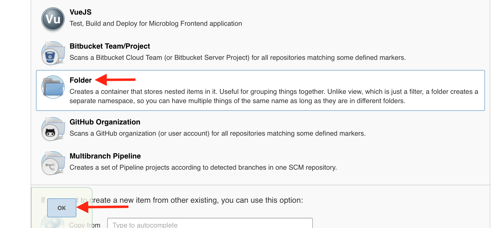 Restricted Folder Item