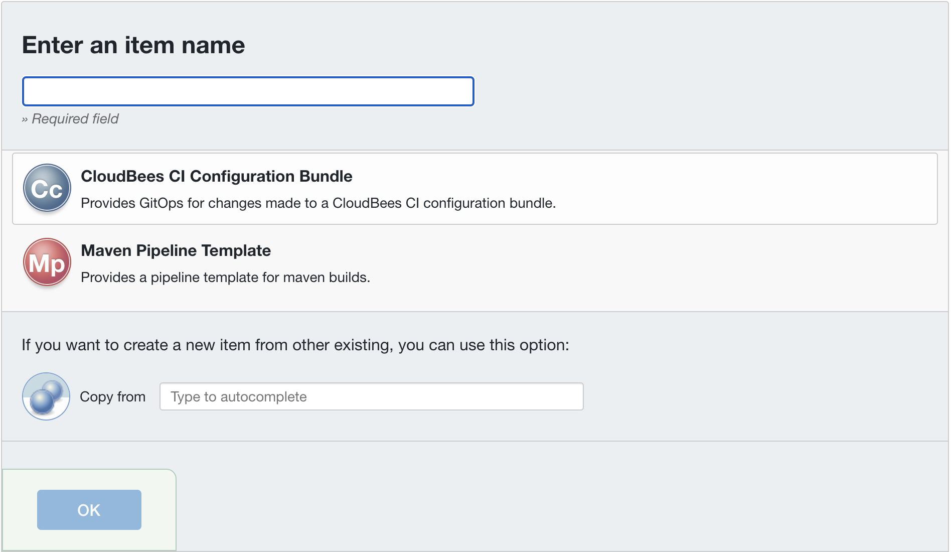 Restricted Folder New Item